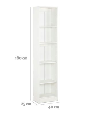 Imagen 2 del producto Librero Moscu 4 Repisas Blanco