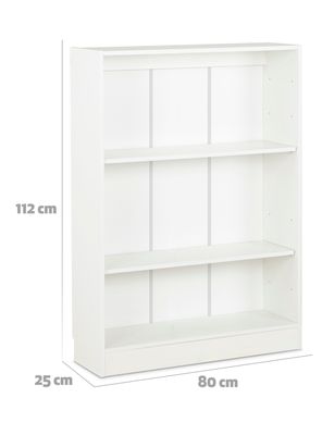 Imagen 2 del producto Librero Moscu 2 Repisas 80x112 cm Blanco