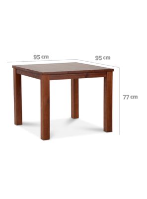 Imagen 2 del producto Juego Comedor Ñuble + 4 Sillas Caramelo Pu Chocolate