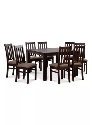 Imagen 1 del producto Juego Comedor Ñuble + 8 Sillas Chocolate