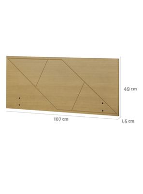 Imagen 2 del producto Respaldo Villarrica Mostaza 1 Plaza