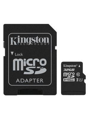 Tarjeta Micro SDHC 32GB 10G2+ Adaptador