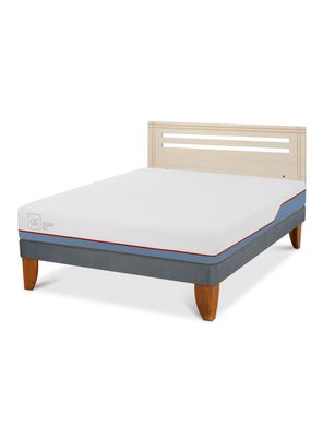 Cama Europea Excellence Plus 2 Plazas + Respaldo Múnich Alpino