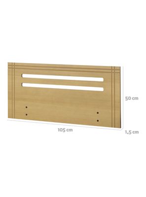 Imagen 2 del producto Respaldo Munich 1 Plaza Mostaza Single