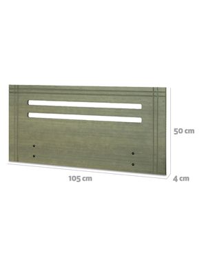 Imagen 2 del producto Respaldo Múnich Olivo 1 Plaza