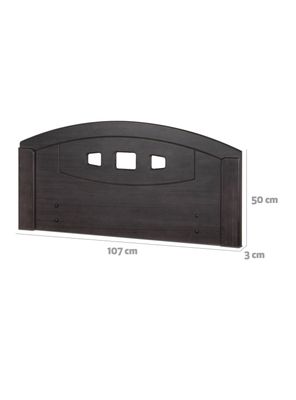 Imagen 2 del producto Respaldo Gales Negro 1 Plaza