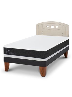Cama Europea Ortopedic 1.5 Plazas + Respaldo Gales Alpino