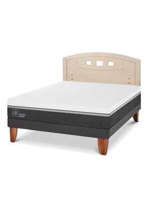 Cama Europea Ortopedic Advance 2 Plazas+ Respaldo Gales Alpino