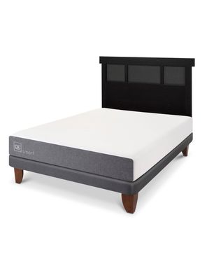 Cama Europea Smart 2 Plazas + Respaldo Dublín Negro