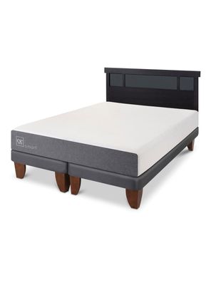 Imagen 1 del producto Cama Europea Smart King + Respaldo Dublín Negro