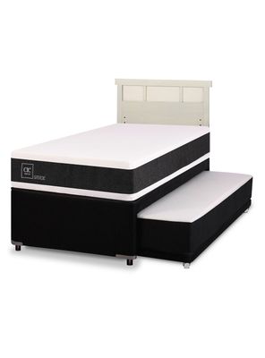 Diván Ortopedic Black 1.5 Plazas Respaldo Dublín Alpino