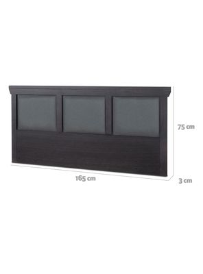 Imagen 2 del producto Respaldo Torino 2 Plazas Negro