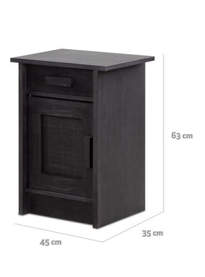 Imagen 2 del producto Velador Milán Izquierdo Negro