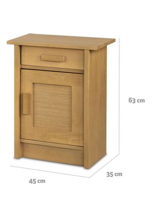 Imagen 2 del producto Velador Milán Izquierdo Mostaza