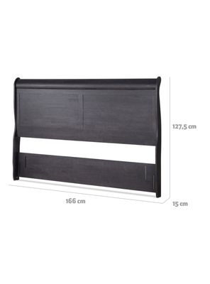 Imagen 2 del producto Respaldo Miro Negro 2 Plazas