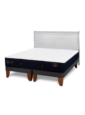 Cama Europea Premium King + Respaldo Miro Alpino
