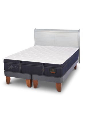 Cama Europea Grand Premium King + Respaldo Miro Alpino