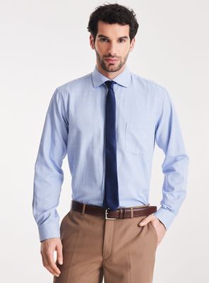 Camisa de Vestir Texturada Colores