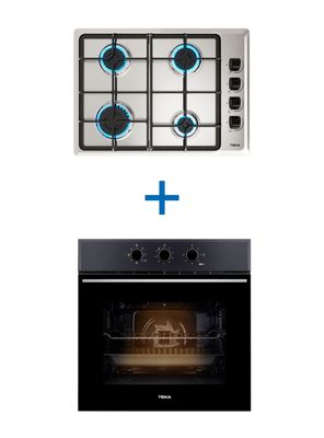 Kit Horno Empotrable HSB-610 BK Negro + Encimera HLX-540 BUT