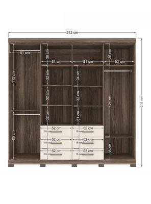 Imagen 2 del producto Clóset Liverpool 8P 6C
