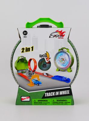 Imagen 2 del producto Autopista 2 en 1 con Luces Set de 18 Piezas Verde