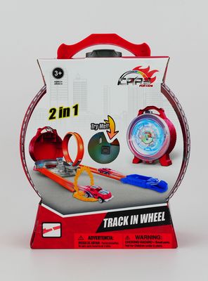 Imagen 2 del producto Autopista 2 en 1 con Luces Set de 18 Piezas Rojo