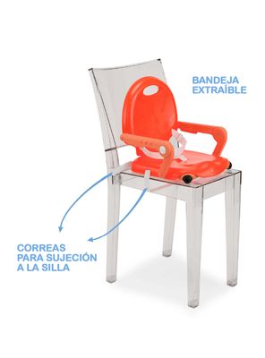 Imagen 2 del producto Silla para Comer Tipo Booster Pocket Snack Poppy Red