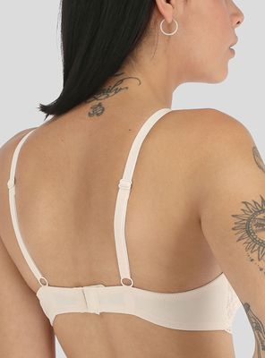 Imagen 2 del producto Sostén Flores con Encaje Doble Push Up 13121