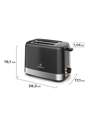 Imagen 2 del producto Tostador 2 Panes MTS10 Negro