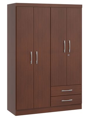 Clóset Josefa 4 Puertas 2 Cajones