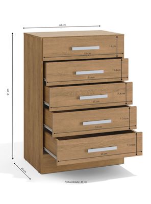 Imagen 2 del producto Cómoda Carla 5C