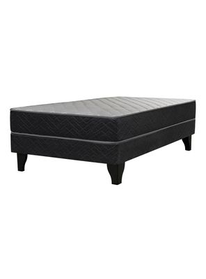 Cama Europea Apolo Black 1.5 Plazas