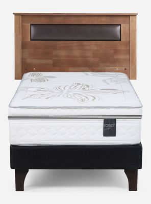 Imagen 2 del producto Cama Europea Art 4 1.5 Plazas + Respaldo Ferrara