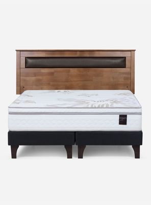 Imagen 2 del producto Cama Europea Art 4 Base Dividida 2 Plazas + Respaldo