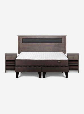 Imagen 2 del producto Cama Europea Ergo T 2 Plazas Base Dividida + Set de Muebles Ferrara