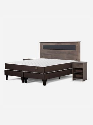 Imagen 1 del producto Cama Europea Ergo T King + Set de Muebles Ferrara