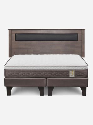 Imagen 2 del producto Cama Europea New Style 4 Plus Base Dividida 2 Plazas + Respaldo