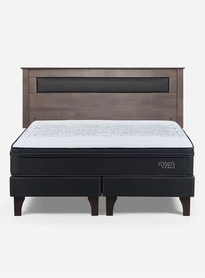 Imagen 2 del producto Cama Europea Tempo 2 Plazas + Respaldo Ferrara