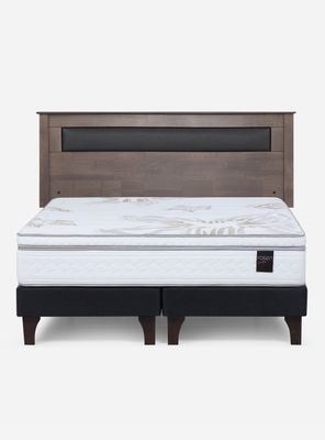 Imagen 2 del producto Cama Europea Art 4 2 Plazas Base Dividida + Respaldo Ferrara