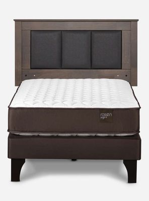 Imagen 2 del producto Cama Europea Ergo T 1.5 Plazas x200 cm + Respaldo Rachel