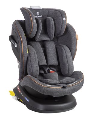 Silla de Auto Convertible Supra 360° Premium Gris Bebesit