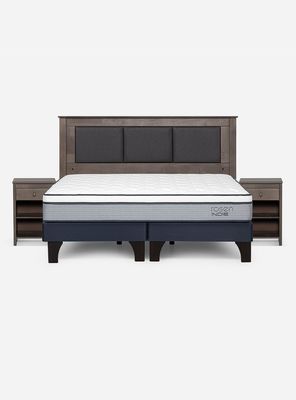 Imagen 2 del producto Cama Europea Indie King + Respaldo + Veladores