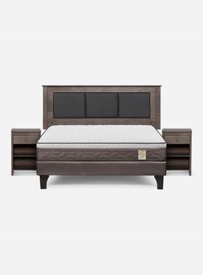 Imagen 2 del producto Cama Europea New style 4 plus 2 Plazas Base Dividida + Set de Muebles