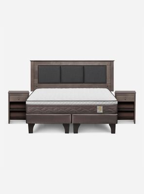 Imagen 2 del producto Cama Europea New style 4 plus 2 Plazas Base Dividida + Respaldo + Veladores