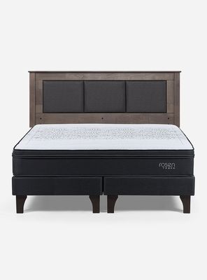 Imagen 2 del producto Cama Europea Tempo King + Respaldo Rachel