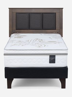 Imagen 2 del producto Cama Europea Art 4 1.5 Plazas + Respaldo Rachel
