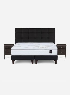 Imagen 2 del producto Cama Europea Art 4 Súper King + Respaldo + Velador