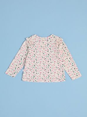 Imagen 2 del producto Polera Niña Estampado Completo y Vuelos