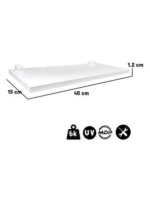 Imagen 2 del producto Repisas Kids 40 Blanco Pack 2 Unidades