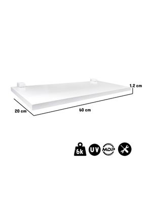 Imagen 2 del producto Repisas Kids 60 Blanco Pack 2 Unidades